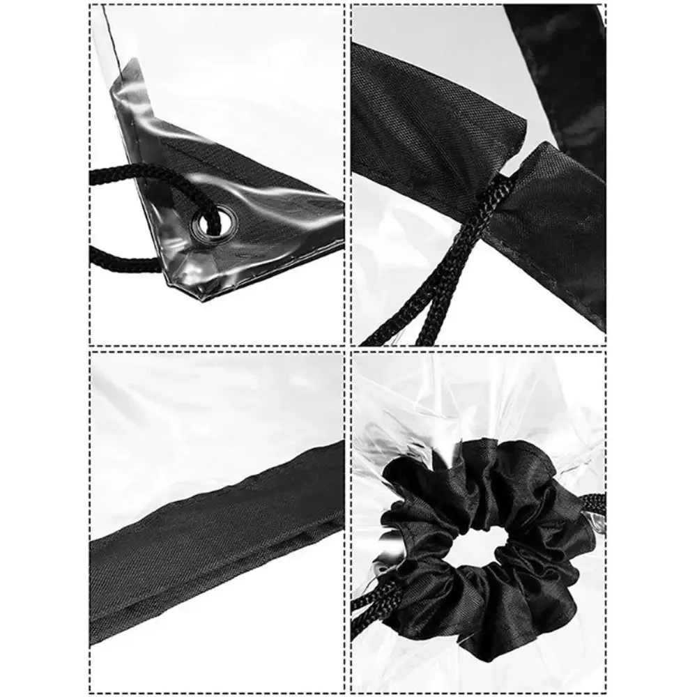 sac à dos à cordon de serrage de grande capacité, sac de plage étanche en pvc transparent, sac à dos de sport, sac de rangement de voyage, sac de gelée pour hommes