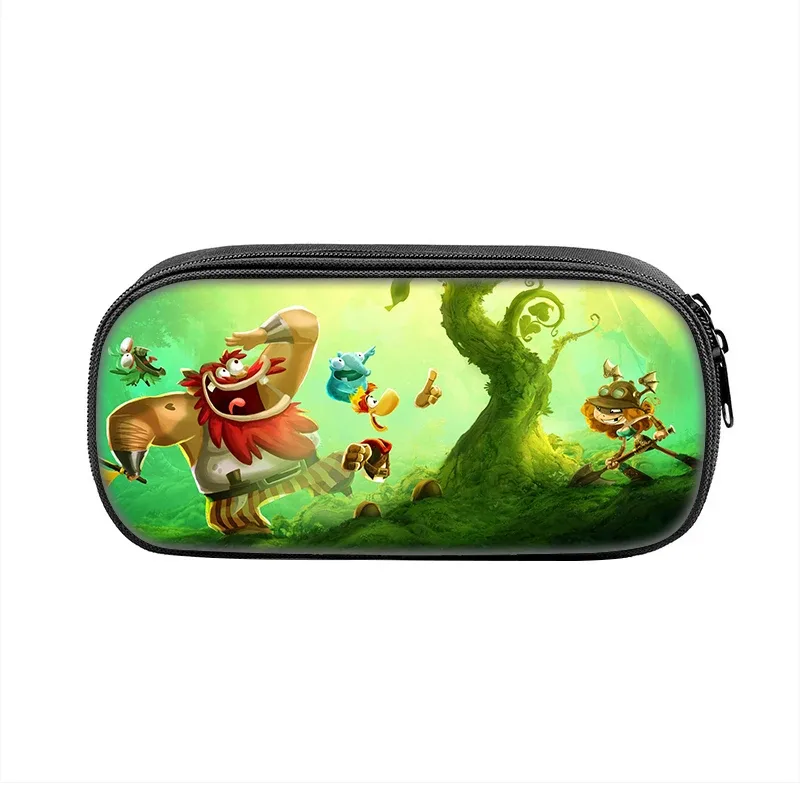 jeux de dessin animé rayman legends 2 pièces ensemble sac à dos cartable garçons filles camping sac à dos trousse à crayons sac à crayons boîte à crayons