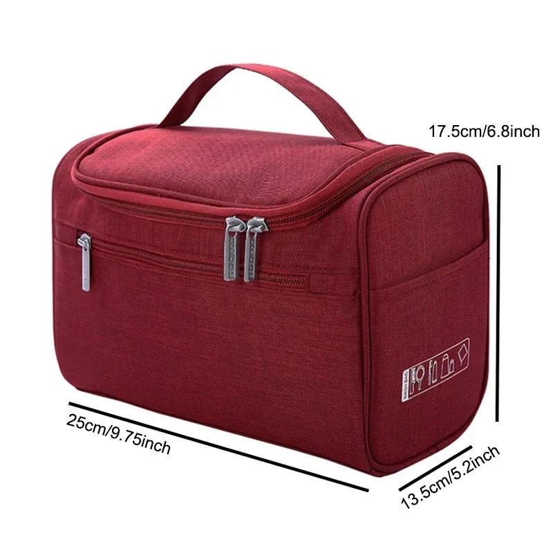 sac à cosmétiques portable suspendu, organisateur de rangement pour articles de toilette de voyage, trousse de toilette pour hommes et femmes, accessoire de maquillage