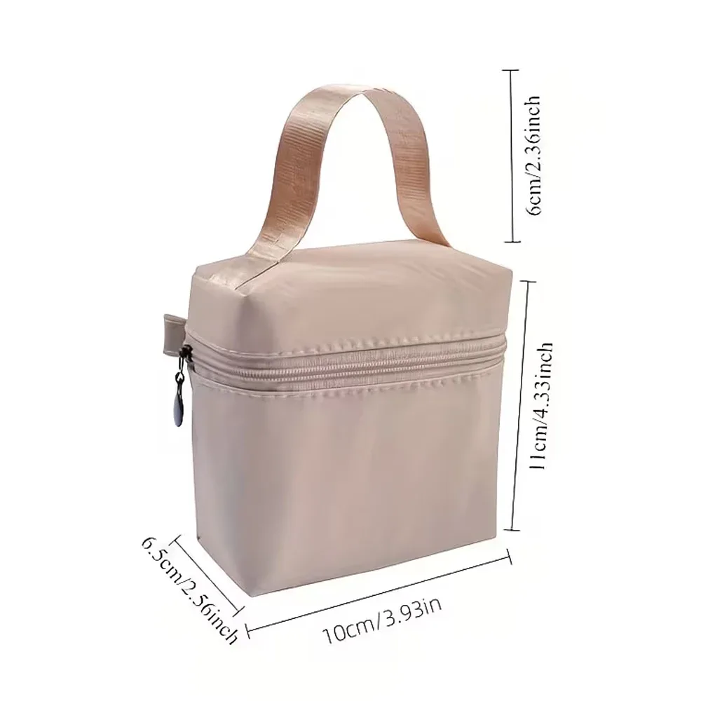 sac de rangement, mini pochette multifonctionnelle, trousse de maquillage portable, idéal pour ranger le rouge à lèvres, les clés et les câbles de charge, plusieurs couleurs disponibles