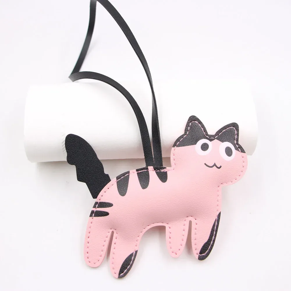 mini ours porte-clés en cuir pu animaux, ornement suspendu, sac à dos, breloque de sac à main, cadeau pour hommes et femmes, breloques de sac coréen y2k