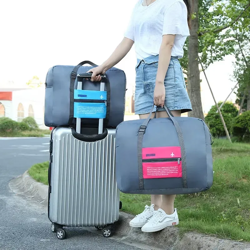 nouveau sac à bagages de voyage pliable et étanche, sac de rangement de bagages de grande capacité, sac à main de voyage pour bagages d'embarquement, adapté pour bu