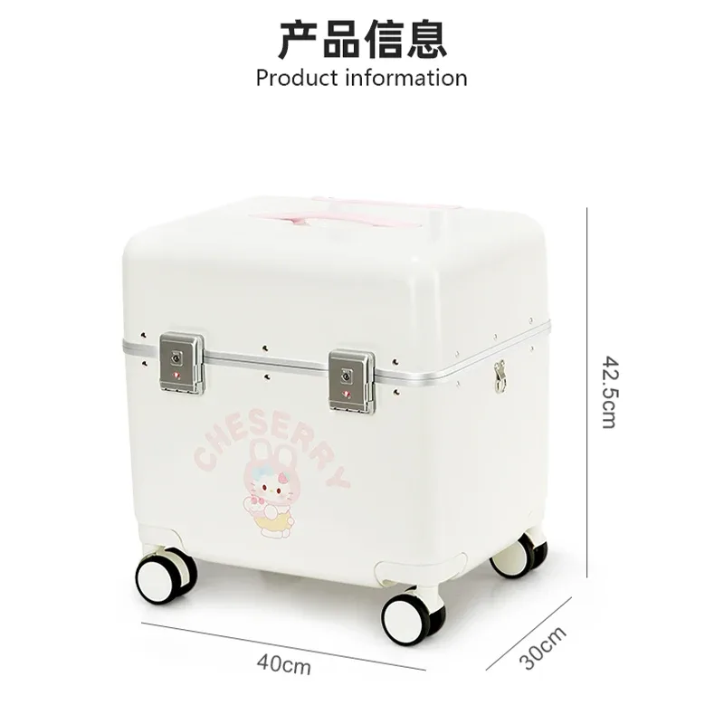 bagage 20 pouces cadre en aluminium valise à main femme avec compartiment porte-cabine d'embarquement valise à roulettes légère