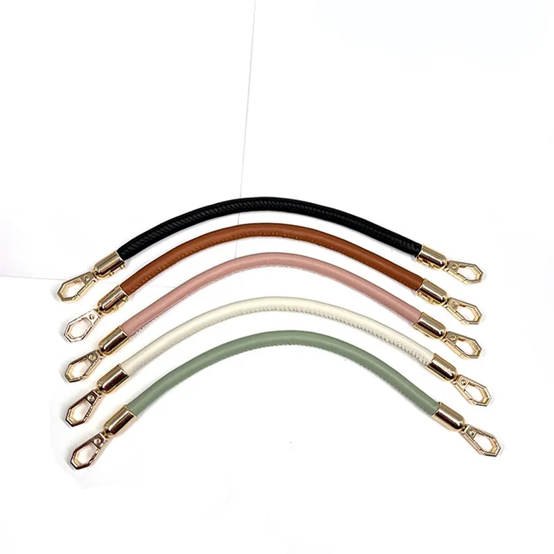 sangle de sac à bandoulière tressée en cuir pu de 30cm, poignées courtes, poignée de remplacement diy pour sac à main, accessoires de ceinture, 1 pièce