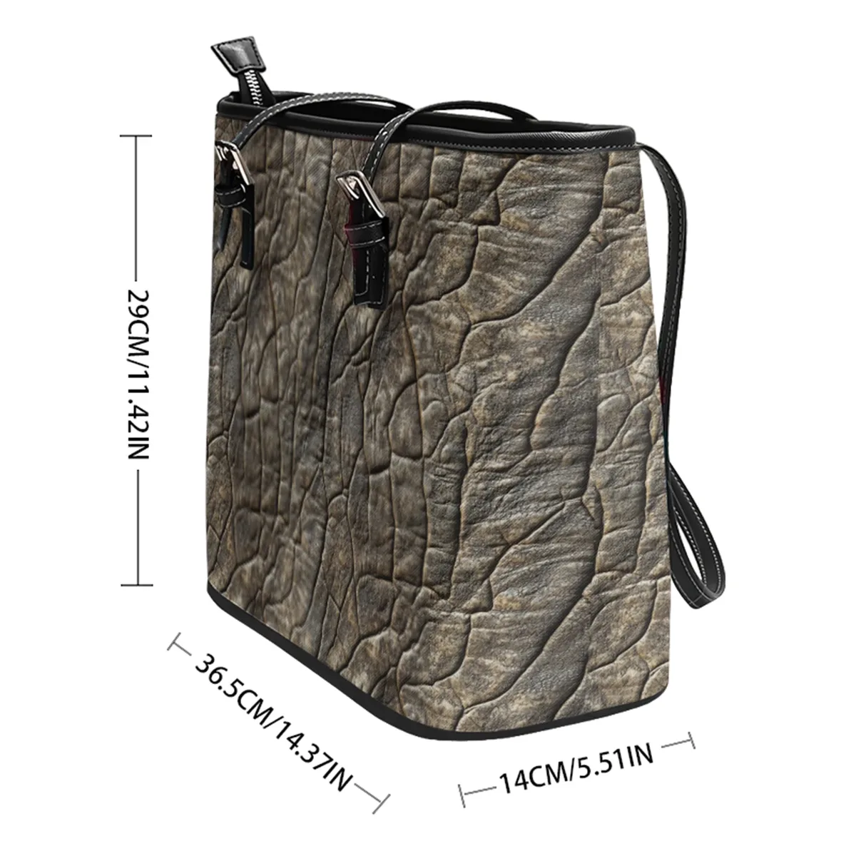 sac à bandoulière en cuir pvc oxford imprimé géométrique, fourre-tout léger à fermeture éclair, minimaliste, usage quotidien, sac à main convertible pour le travail et le week-end