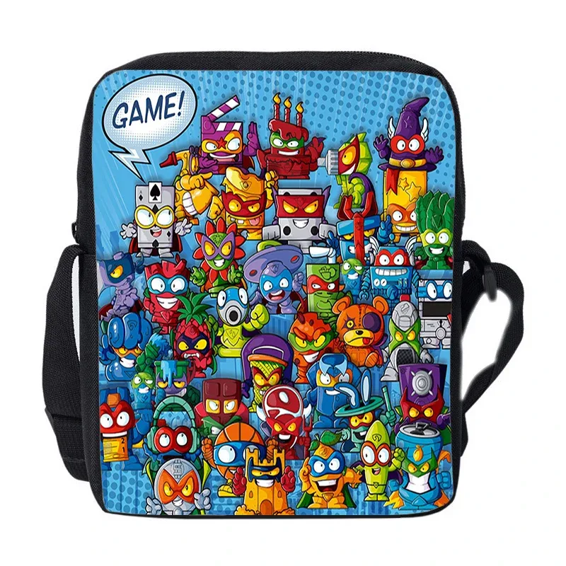 nouveau superthings dessin animé sac à dos 3 pièces ensemble garçons filles cartable sac à bandoulière sac à crayons supthings cartable scolaire voyage mochila