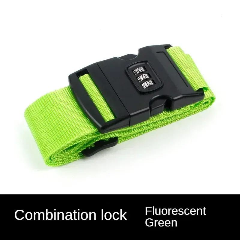 sangle de bagage de voyage antivol avec verrouillage par mot de passe réglable, ceinture d'emballage, bagage, verrouillage sécurisé, valise groupée, accessoires