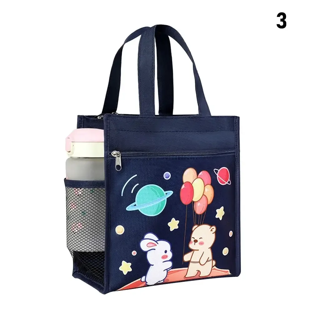 1 pièces organisateur de petit déjeuner sac thermique isolé sac de rangement sac à déjeuner mignon pique-nique voyage dessin animé refroidisseur boîte chaude enfant étudiant