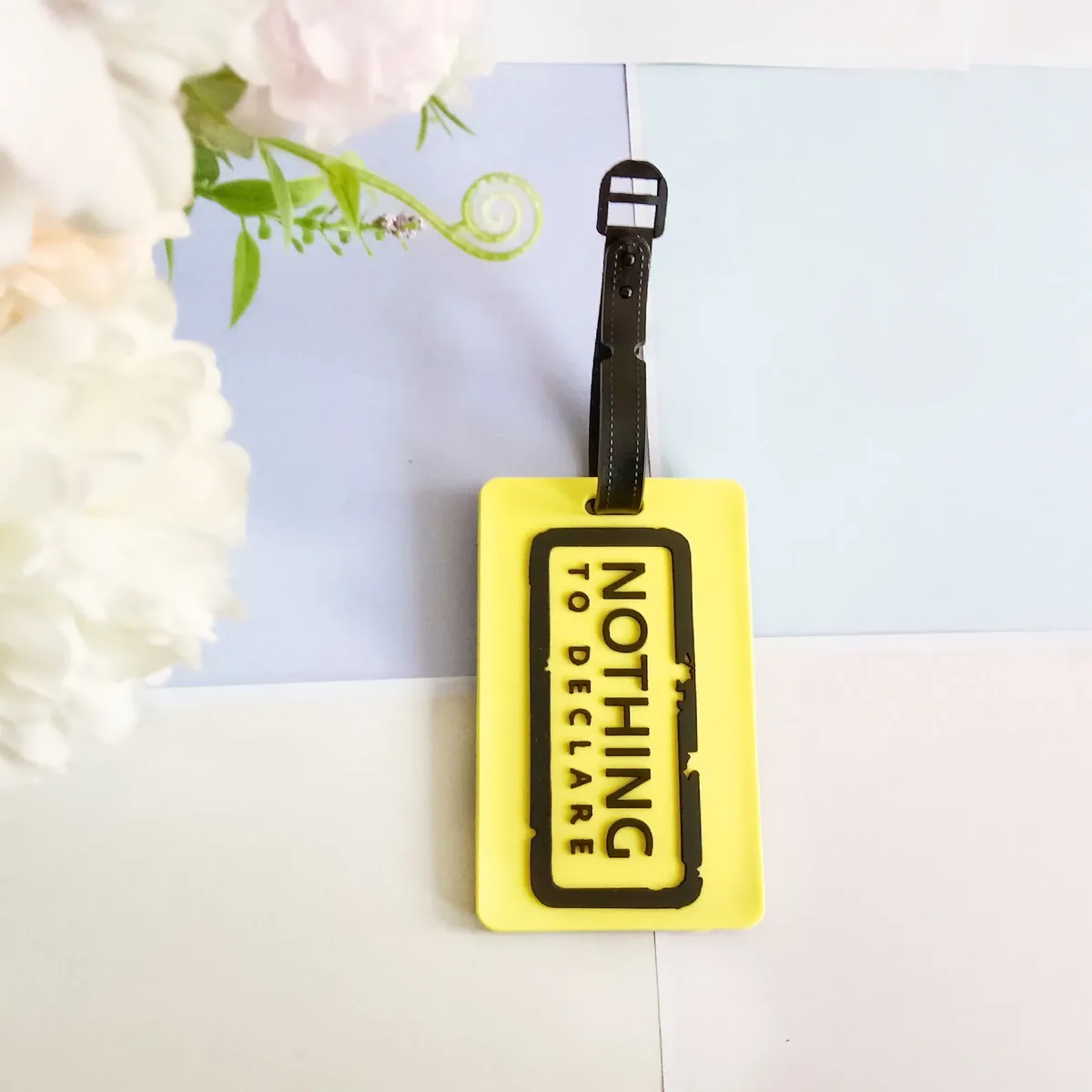 nouvelles étiquettes à bagages créatives en pvc – étiquettes d'identité pour carte d'embarquement, adresse, nom – étiquettes de valise mignonnes – accessoires de voyage