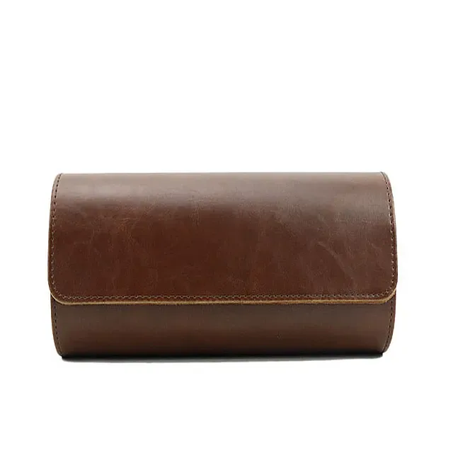 sac de rangement de montre avec lettres personnalisées, en cuir pu, mécanique, portable, haut de gamme, 1/2/3 grilles, boîte de montre, affichage de montre, meilleur cadeau