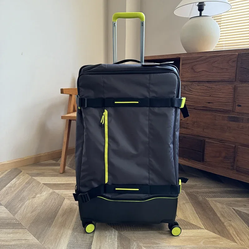 étui à poignée en tissu oxford silencieux ultra-léger, valise étanche à roue pivotante, étui de voyage vérifié de 28 pouces, tendance pour les hommes