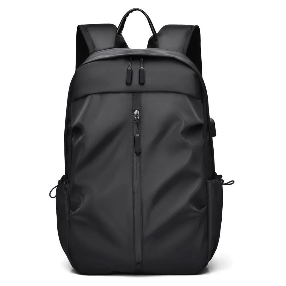 nouveau sac à dos polyvalent en nylon gris, noir, bleu, grande capacité, sac pour ordinateur, sac d'école lavable, pour hommes et femmes
