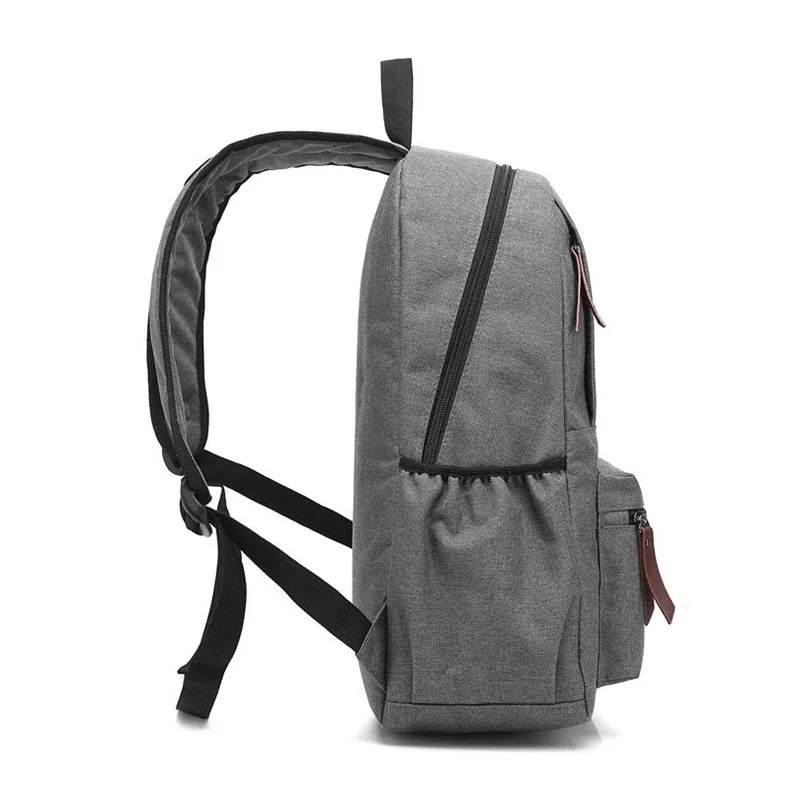 sac à dos oxford monochrome unisexe pour hommes et femmes, sac de voyage en toile simple, sacs à dos pour ordinateur portable, nettoyage scolaire, étudiants, mode, grande capacité