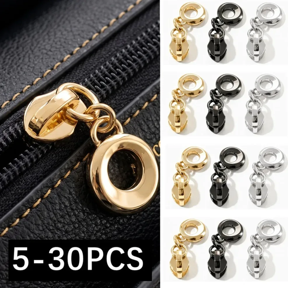 bouton fermeture éclair métal noir argent doré variante couleur kit réparation couture accessoire voyage
