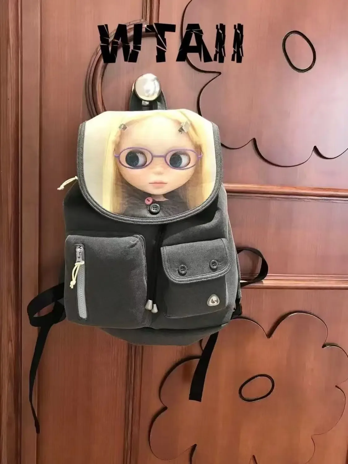 sac à dos en toile tendance printemps-été 2026, nouveau sac à livres adorable pour filles, grande capacité