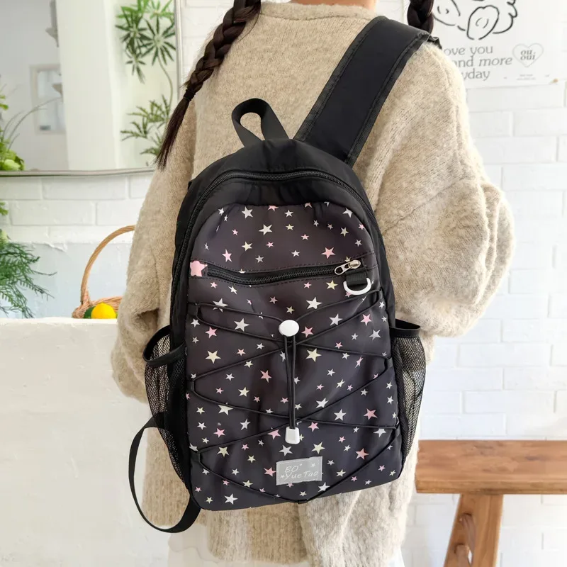 sac à dos tendance 2026 pour adolescentes, idéal pour l'extérieur, l'alpinisme, les voyages, grande capacité, en nylon résistant, sac d'école sportif pour le quotidien