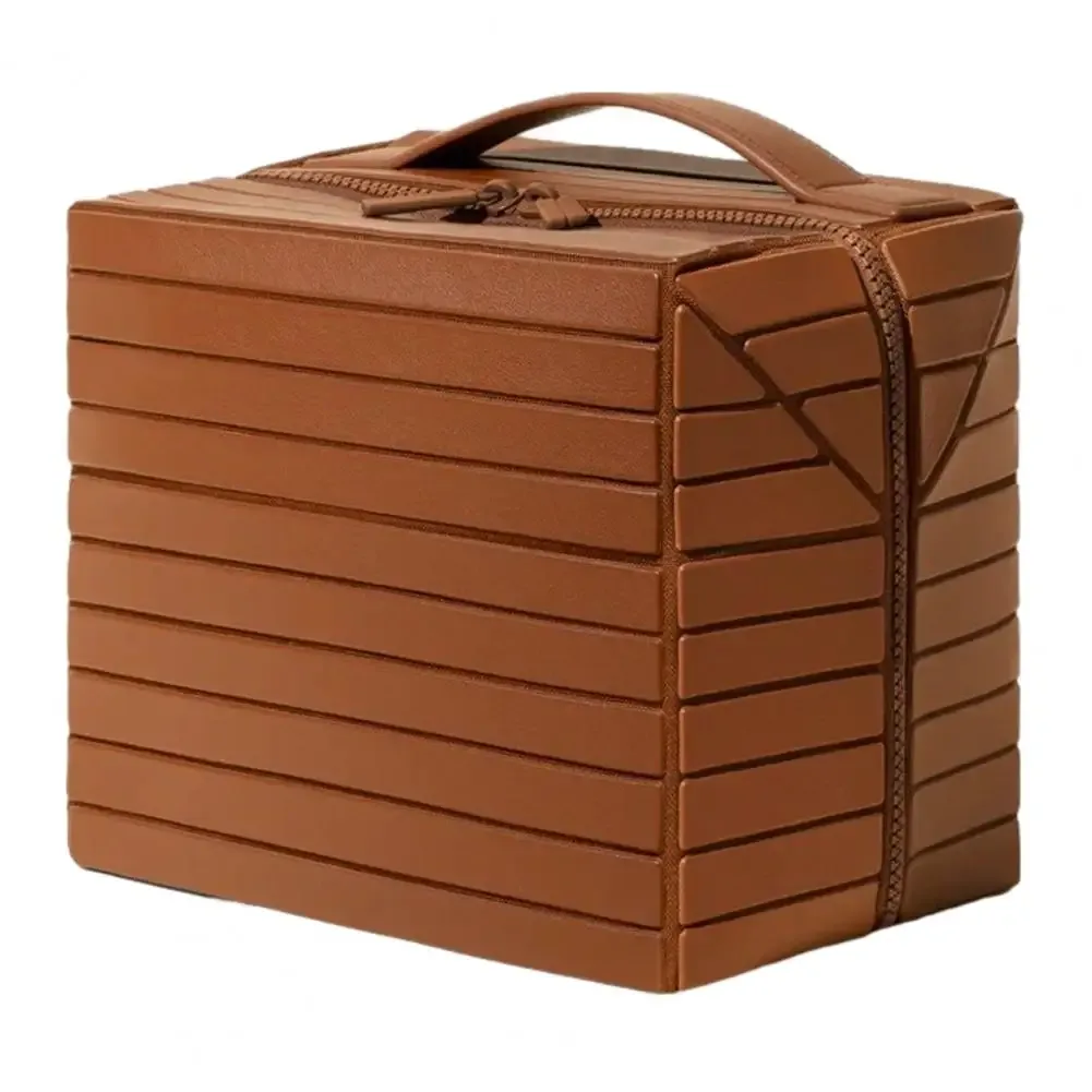 trousse de maquillage de voyage pliable, grande trousse de toilette étanche, organisateur de cosmétiques suspendu avec compartiments anti-déversement pour utilisation au maquillage