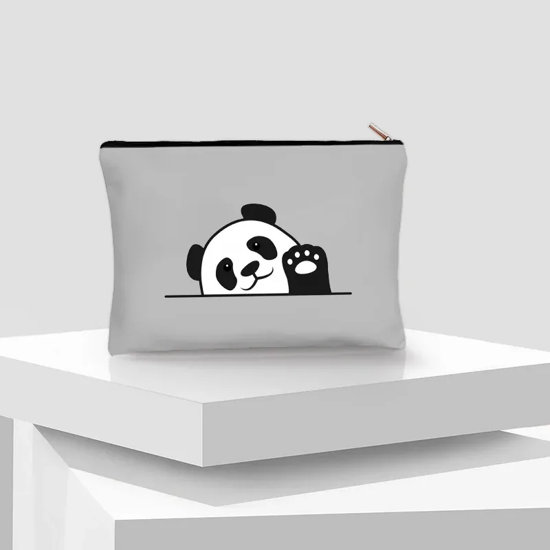 kawaii panda trousse à cosmétiques enfants voyage nécessité toilette sac à couches pochette de maquillage pour jolies filles anniversaire nouvel an cadeau