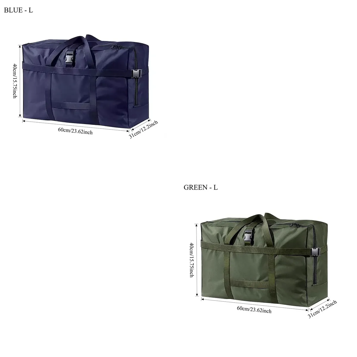 grand sac de voyage pliable et imperméable, sac à main durable, design peu encombrant pour valise à roulettes