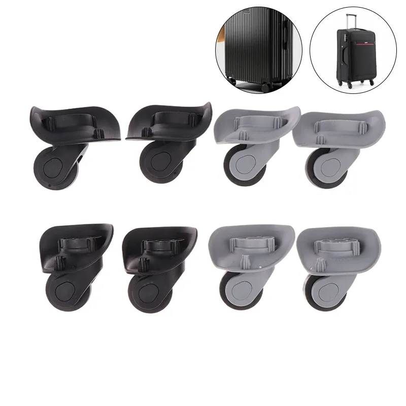 roues de bagage silencieuses pour valise, roulettes à percussion, roue de bagage, remplacement pour valise, accessoire de chariot, haute qualité, 1 paire