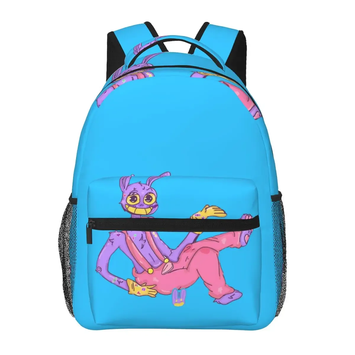 jax the amazing digital circus fanart animation series sacs à dos pour garçons et filles, sacs d'école pour étudiants, sac à dos pour ordinateur portable, sac à bandoulière