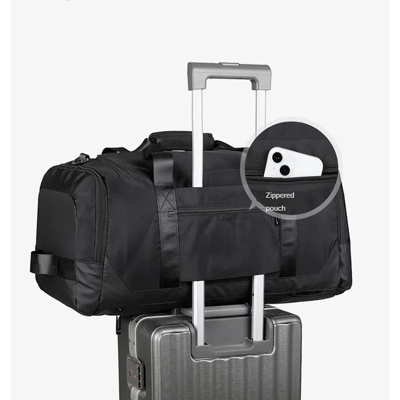 sac de voyage de grande capacité avec logo imprimé, sac de rangement de sport de boxe, sac de sport à motif personnalisé