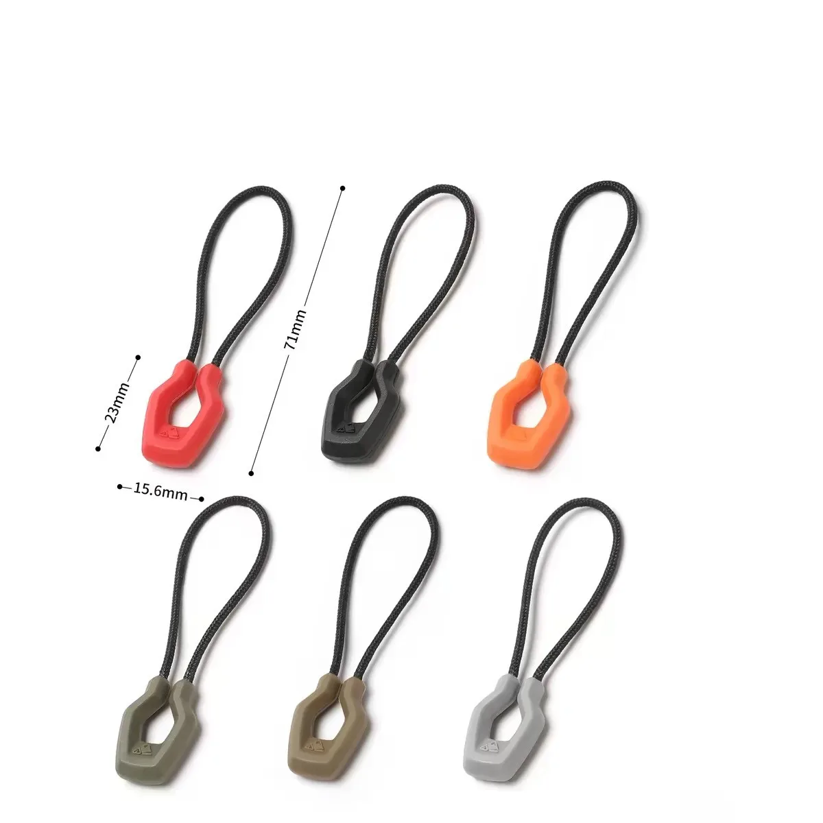 accessoire forme cordelette multifonctionnelle plastique personnalisation sac dos manteau vestes orange doré marron rose antidérapant usage voyage