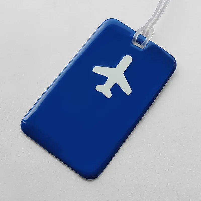étiquette de bagage d'affaires de voyage de mode étiquette d'adresse de valise étiquette de valise d'embarquement étiquette nom id adresse clip accessoires de voyage