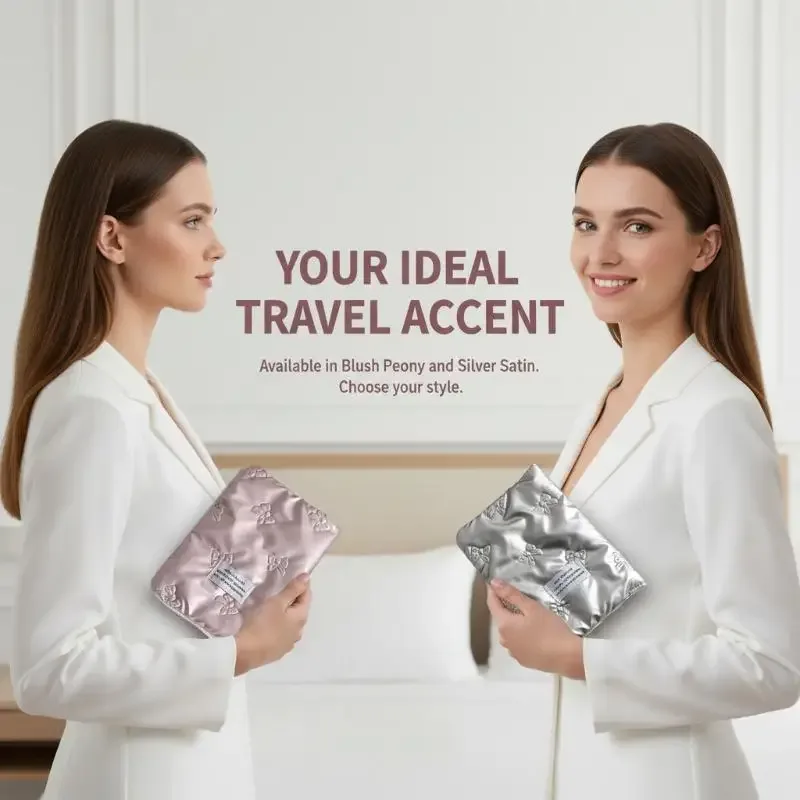 sac de voyage élégant en cuir pu avec nœud et emplacements pour cartes antivol