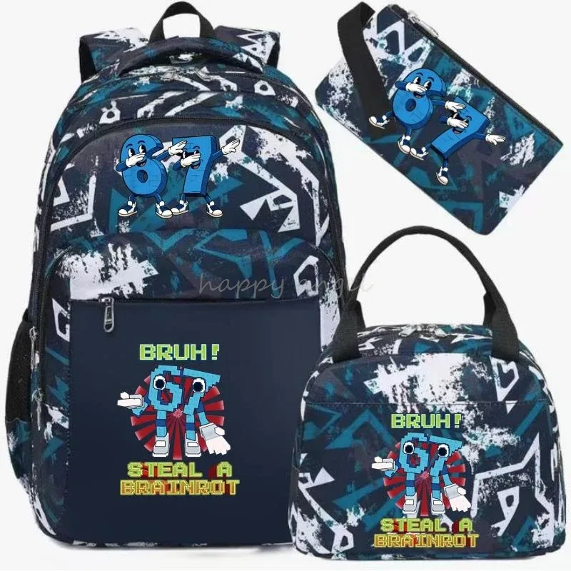 sac dos oxford université bleu motifs animaux pochette sac main ensemble voyage adolescents étudiants école confortable