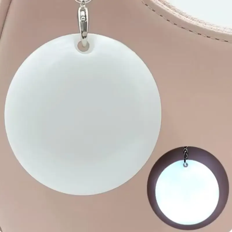 porte-clés veilleuse led en forme de cœur, rechargeable par usb, lumière douce pour la décoration de sac à dos, cadeaux pour filles, utilisation nocturne