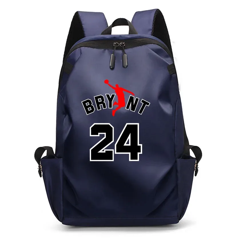 sac à dos en toile imprimée avec motif de lettre et numéro 23, sac d'école pour étudiants, sac à dos pour ordinateur portable, grande capacité, mode garçon et fille, albanes