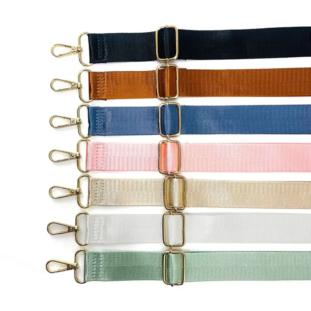 sangle de sac réglable diy en nylon couleur unie pour sac à main, ceinture de sac, sac bandoulière
