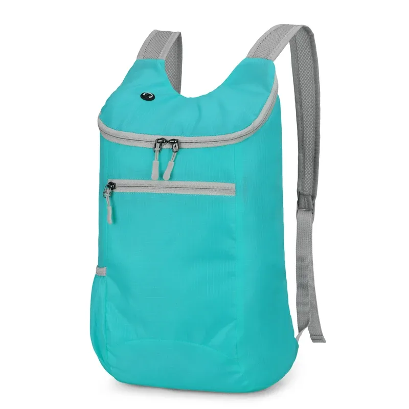 sac à dos de sport de plein air en nylon léger unisexe pliable compact sac à dos décontracté sac à dos de randonnée petit sac de randonnée