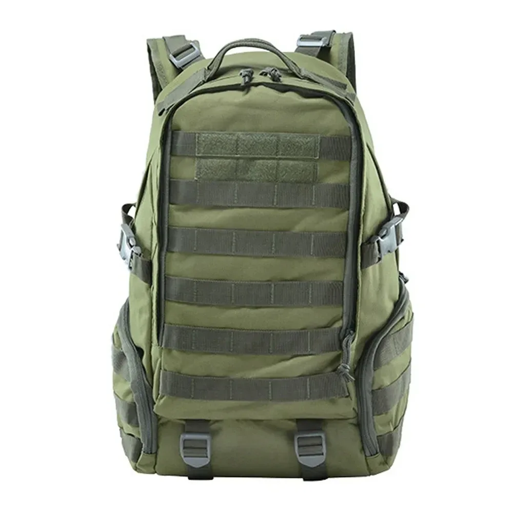 sac dos nylon marron compartiments multicolores design pratique extérieur voyage capacités multiples bandoulières modulables poches latérales usage randonnée escalade