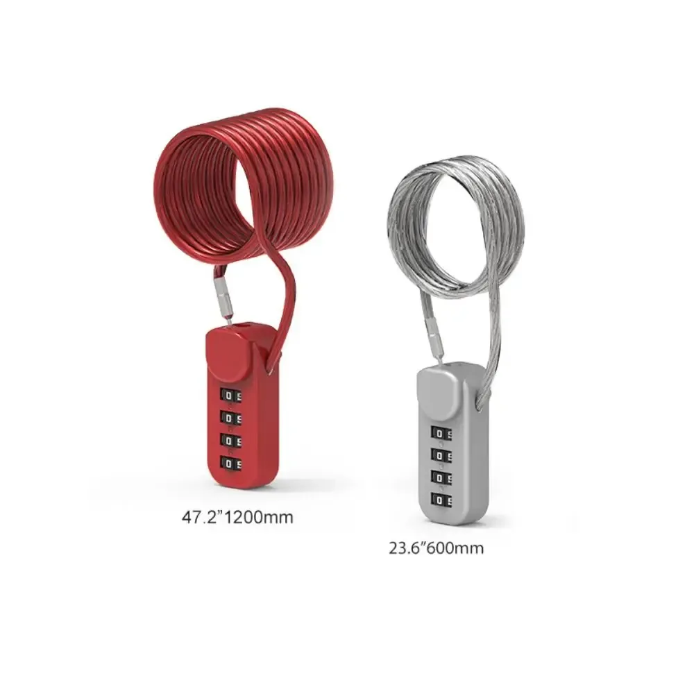 cadenas code numérique abs noir taille petite usage voyage sécurité sac dos protection antivol roues poignée transport