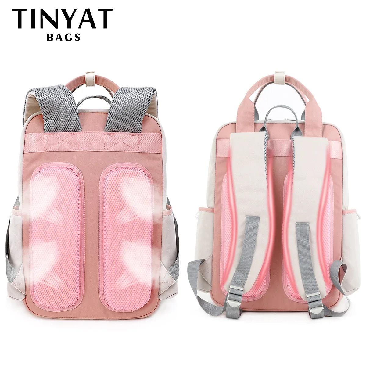 tinyat sac à dos antivol pour ordinateur portable pour femme sac à dos d'université étanche sac à dos de voyage d'affaires de 14 pouces avec fermeture éclair verrouillable