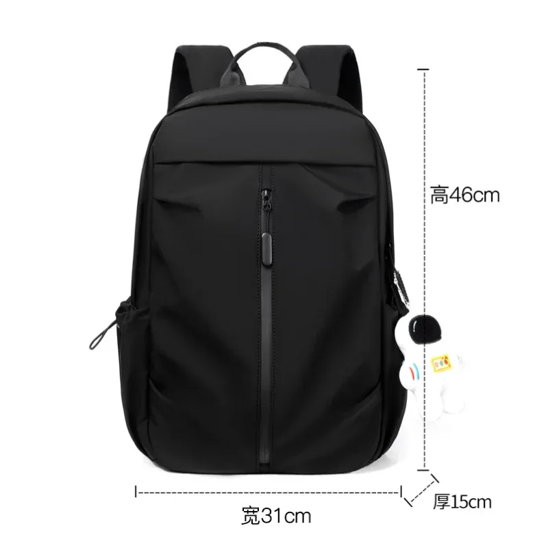 sac à dos durable pour hommes, résistant à l'eau, grande capacité, sac d'affaires et d'étudiant décontracté avec compartiment pour ordinateur portable, sac à dos pour l'école