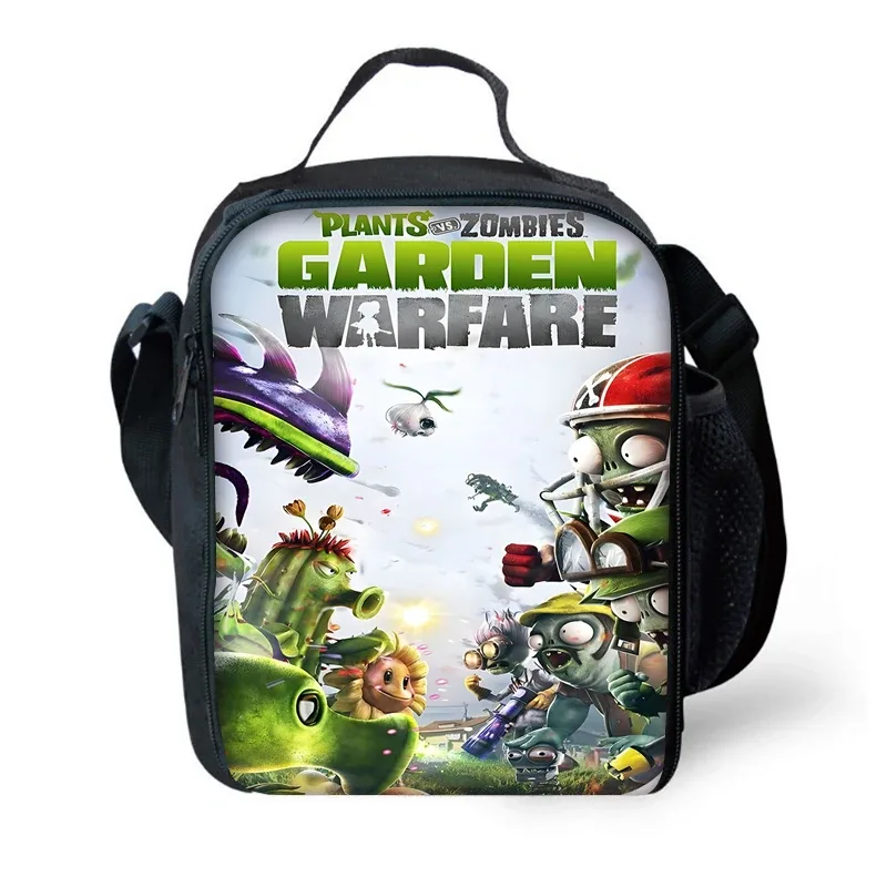 jeu chaud pour enfants pour p-plantes vs z-zombiess, sac à dos d'école avec sacs à déjeuner, sacs à crayons, sacs d'école pour garçons et filles, meilleur cadeau