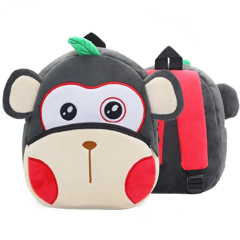 sac à dos créatif en peluche pour enfant, observateur, mignon, animal de dessin animé