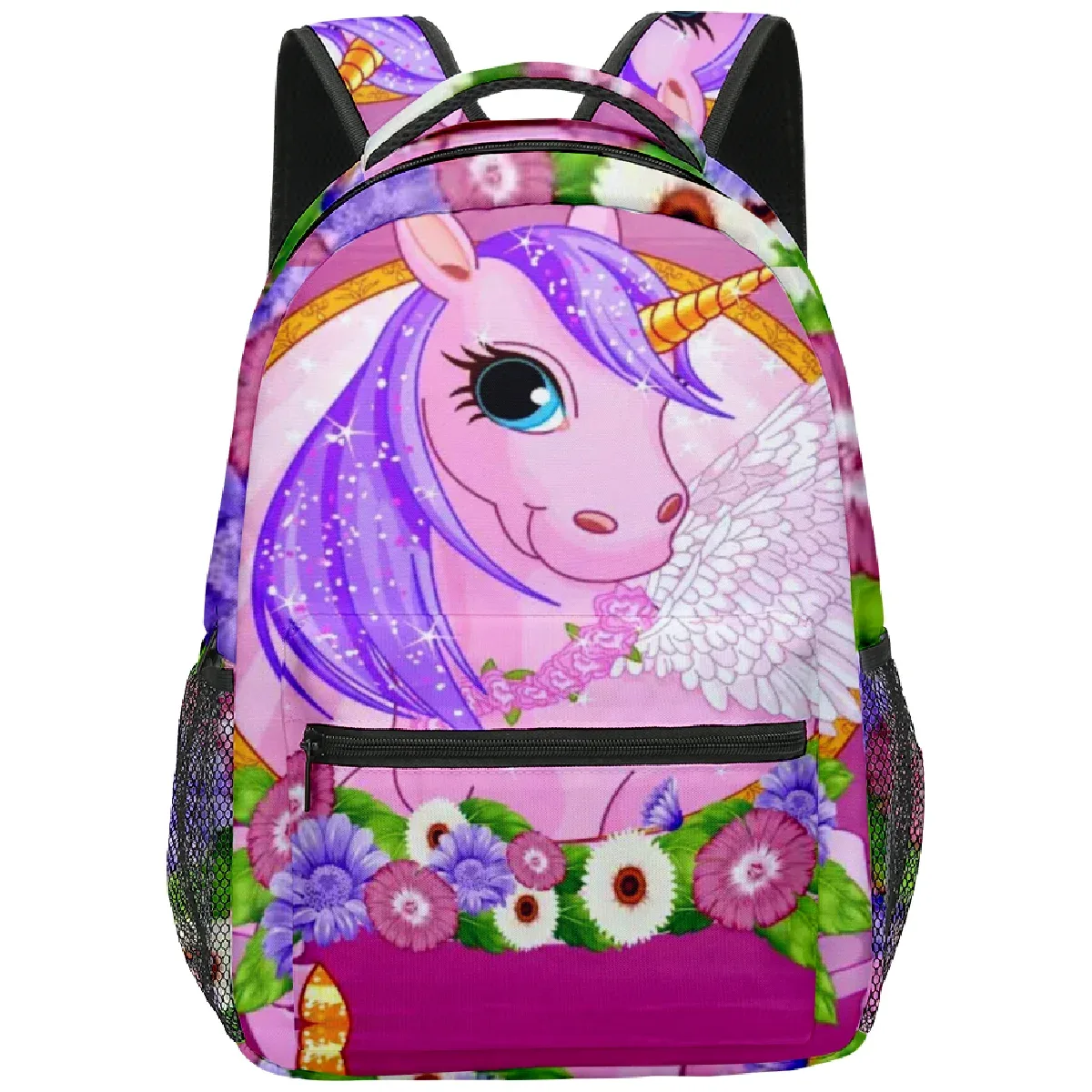 sac dos oxford université cheval licorne dessinanime voyage unisexe polyester pocheint penholder bandoulierearcue jacquard