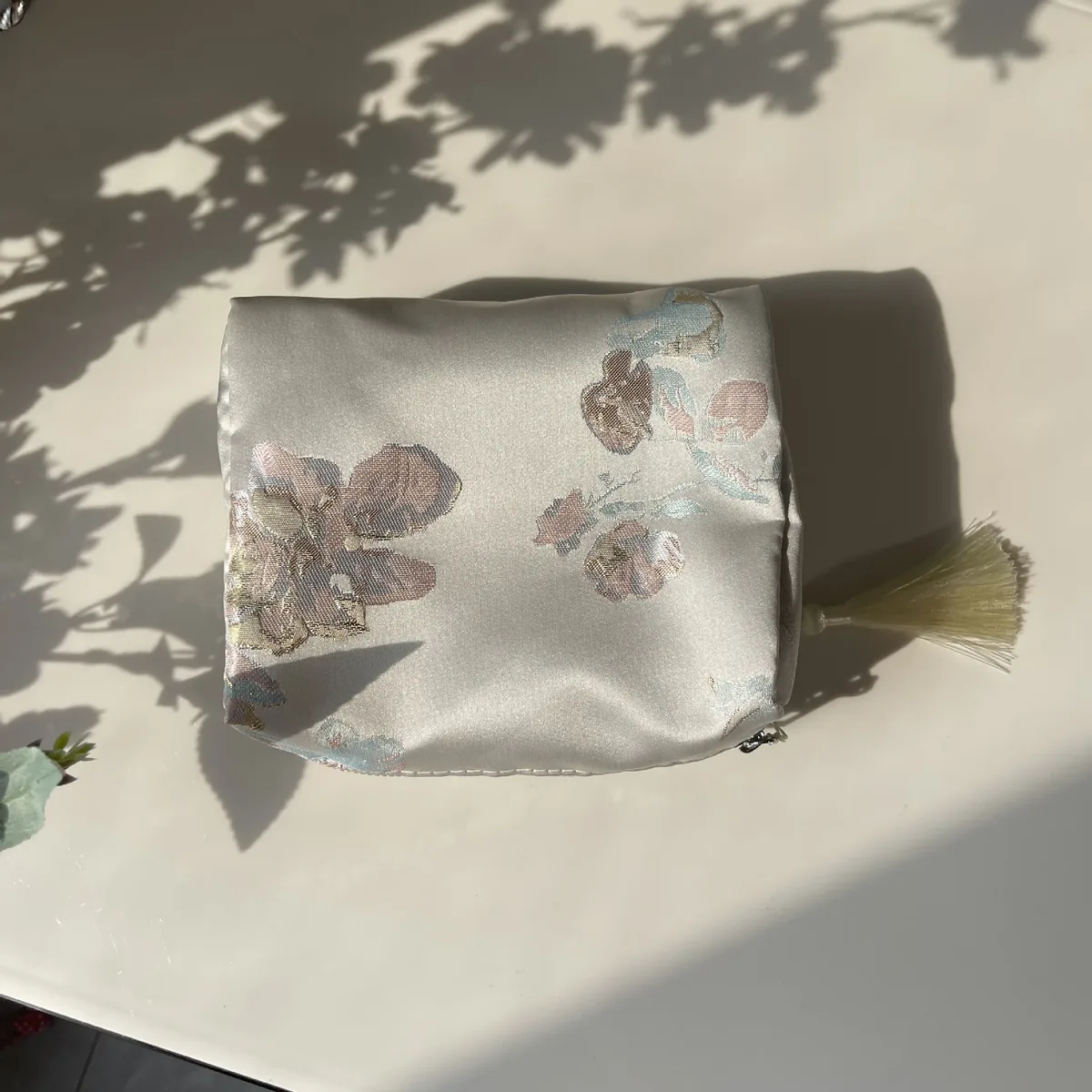 sac à cosmétiques floral pour femmes, organisateur de maquillage de voyage, pochette à fermeture éclair, sac de rangement, étui de beauté
