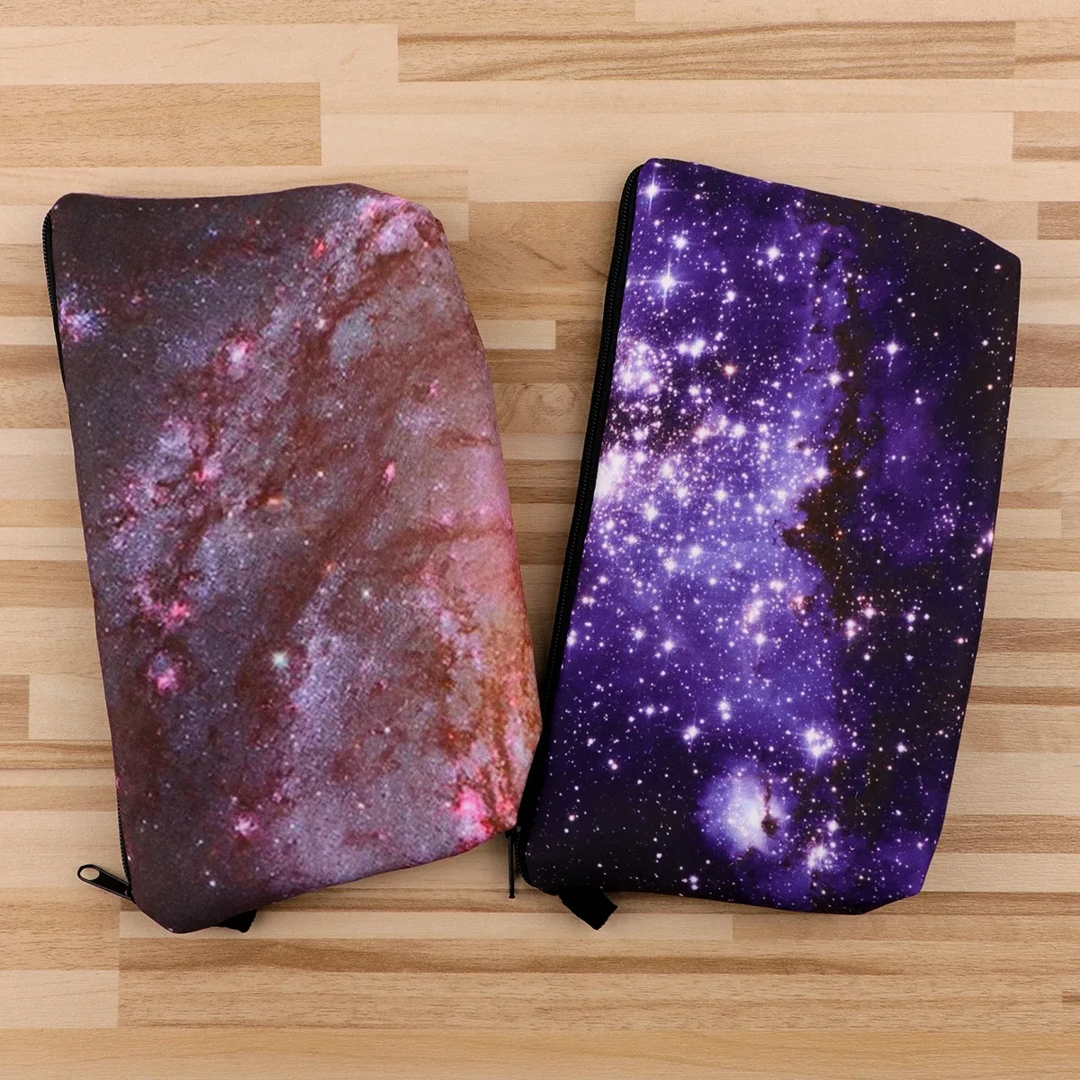 sacs à cosmétiques ciel étoilé en marbre, portables pour femmes, sac de rangement de voyage visage soleil lune rouge à lèvres cosmétiques petits sacs étui de rangement