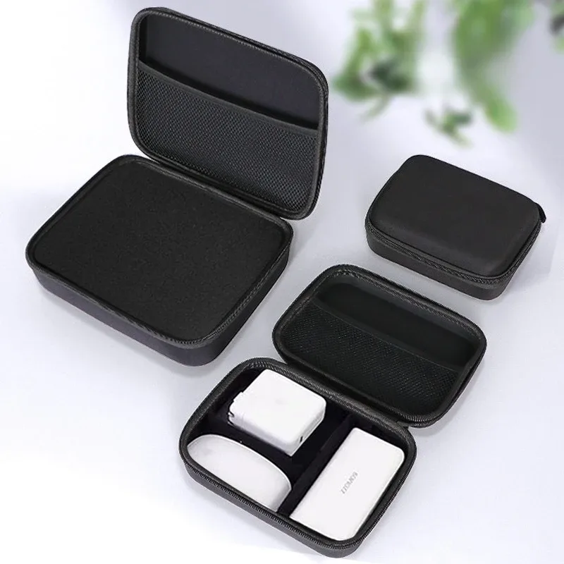 étui de rangement rigide en eva, sac de transport antichoc, pochette de rangement étanche pour drone, caméra, batterie externe, électronique