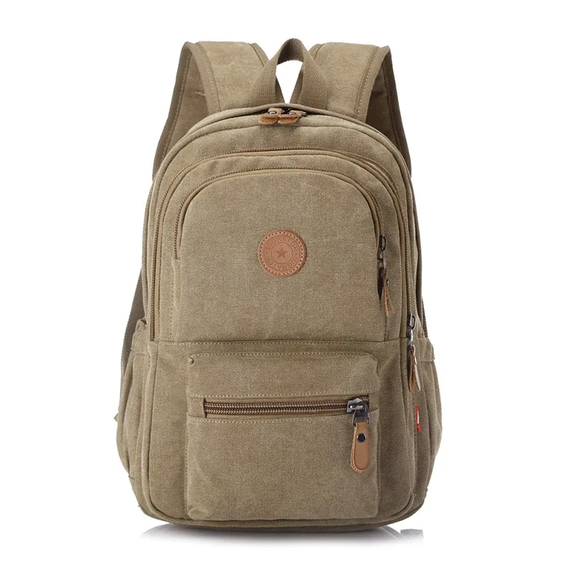 nouvelle mode vintage homme sac à dos voyage cartable hommes sacs à dos hommes grande capacité sac à dos épaule sacs d'école