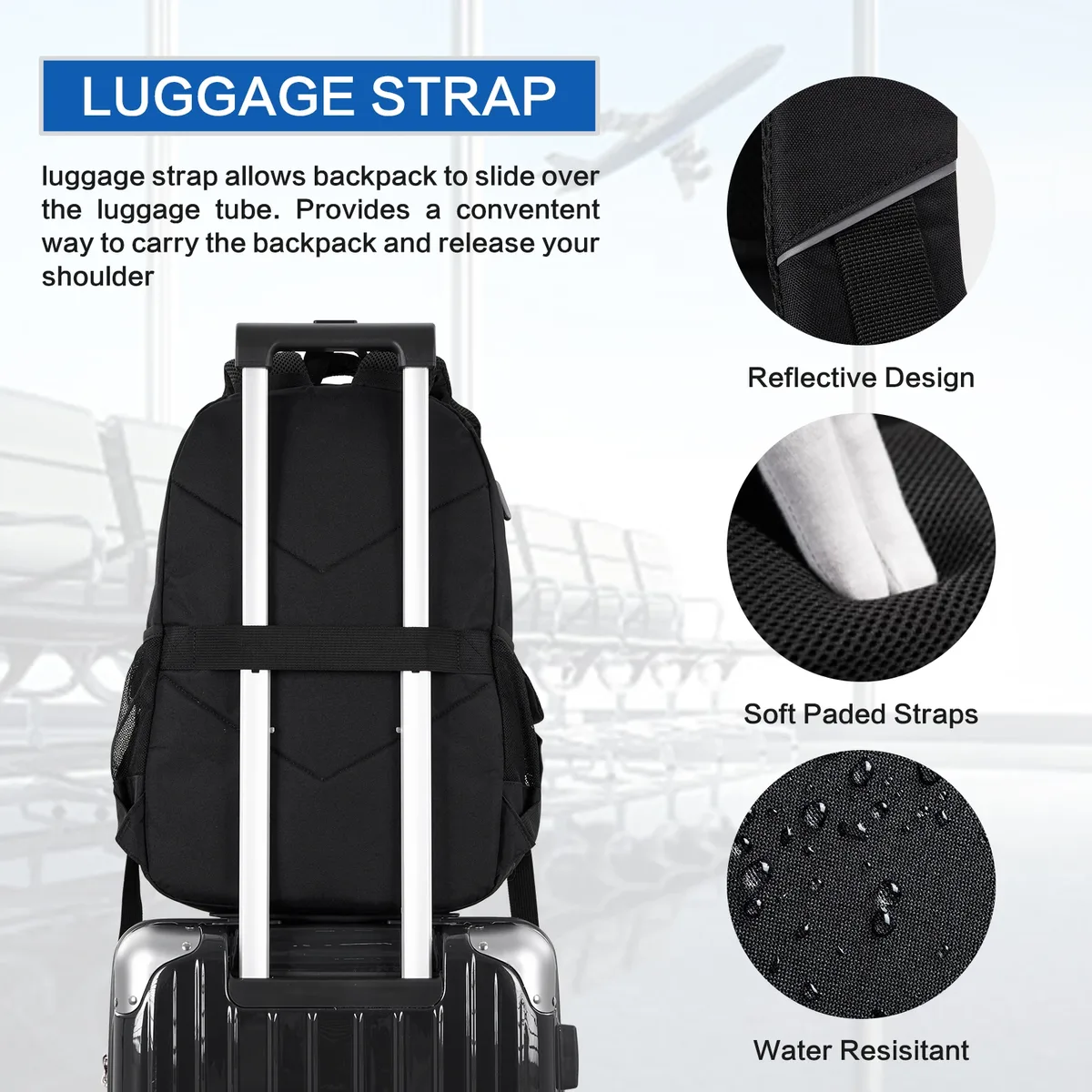 oiwas – sac à dos pour ordinateur portable, cartable pour hommes, sac de voyage multifonction ultra-léger, sac à dos unisexe de haute qualité, mochila