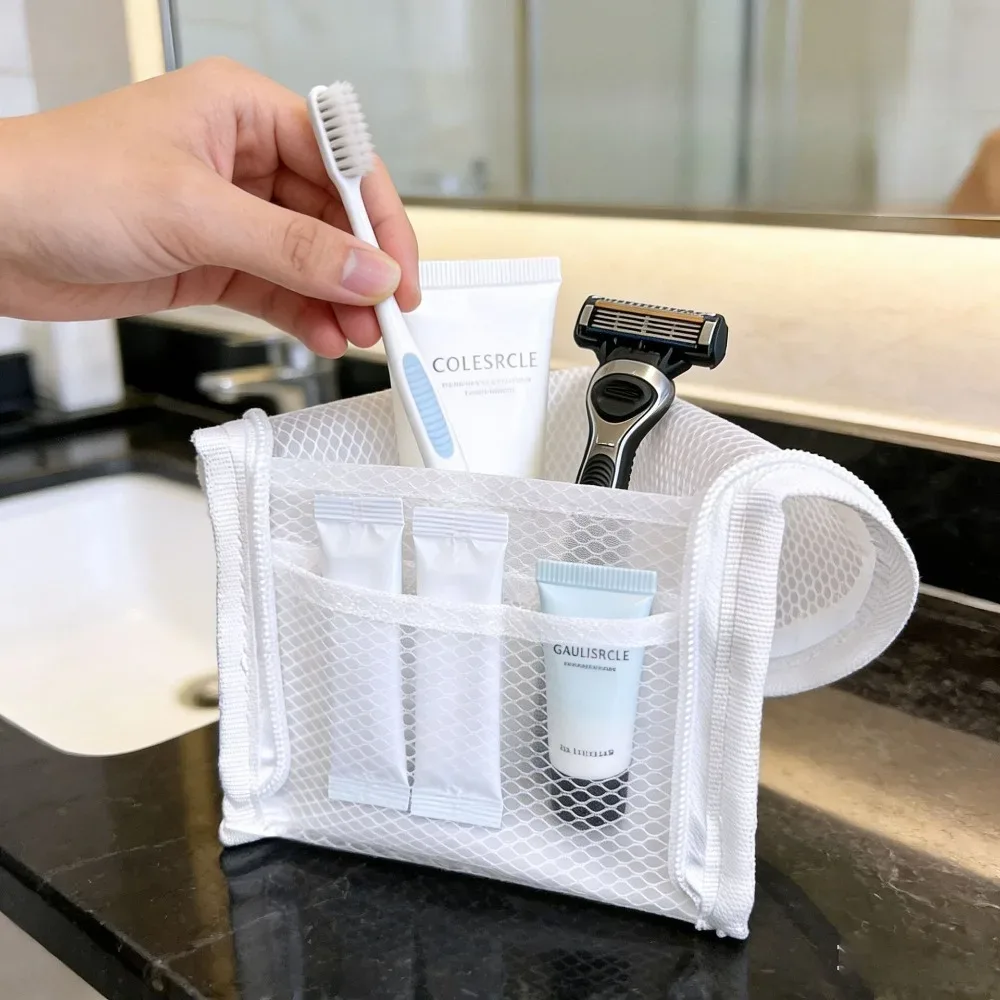 trousse de toilette eva à poser, respirante, à séchage rapide, étui pour brosse à dents, anti-moisissure, organisateur de cosmétiques pour les voyages, les dortoirs universitaires, la salle de sport et la douche.