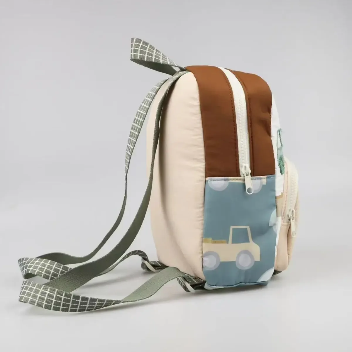 sac à dos personnalisé pour enfants avec broderie de voiture-sac à couches pour tout-petits avec nom personnalisé, sac de marche pour garçons et filles, voyage scolaire mignon