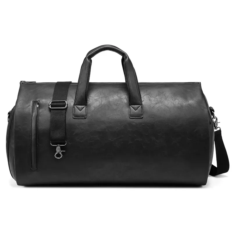 nouveau sac de rangement pliable en cuir souple pour costumes, pour femmes et hommes, sac de voyage de fitness à grande capacité, design tendance
