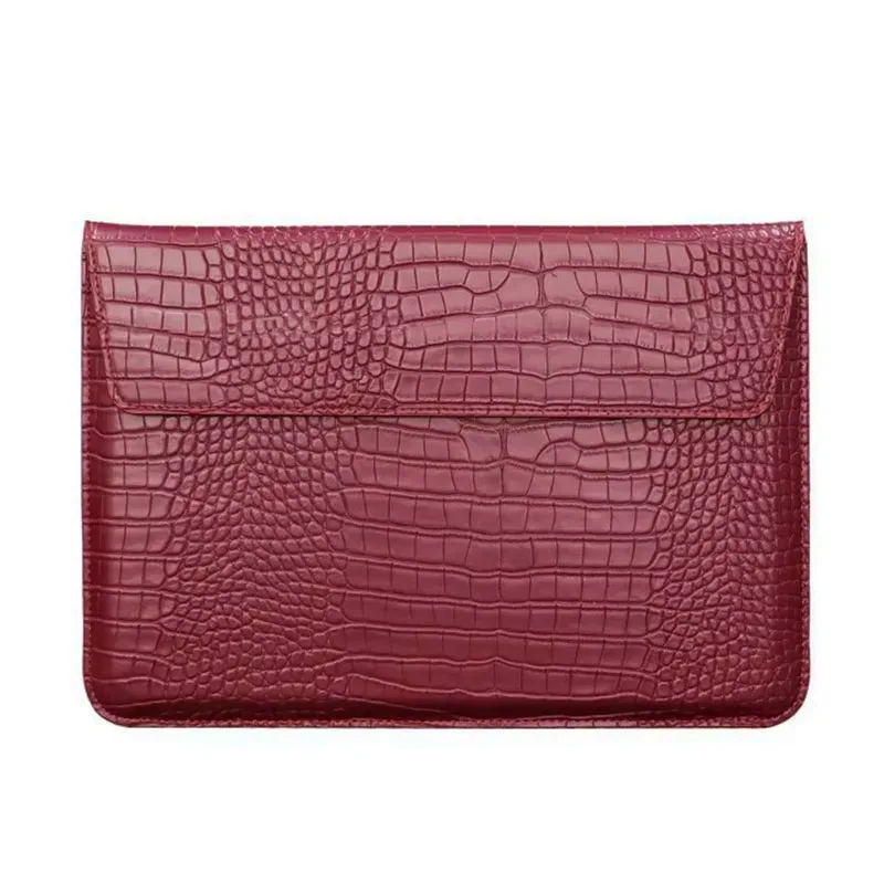 étui pour ordinateur portable en cuir lisse personnalisé avec monogramme et initiales, pour macbook air 13 pouces, pro retina 15 pouces, housse de protection pour ordinateur portable